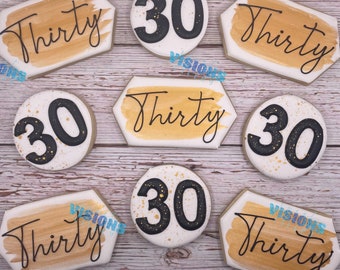 Birthday cookies