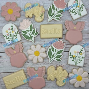 baby in bloom cookies