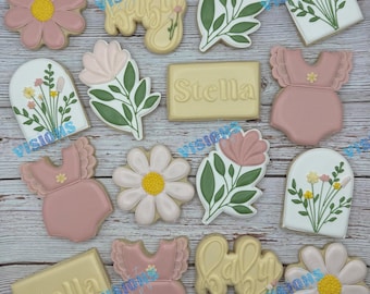 baby in bloom cookies