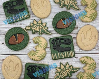 Dino cookies