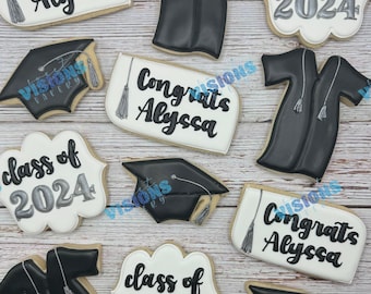 Grad celebration cookies