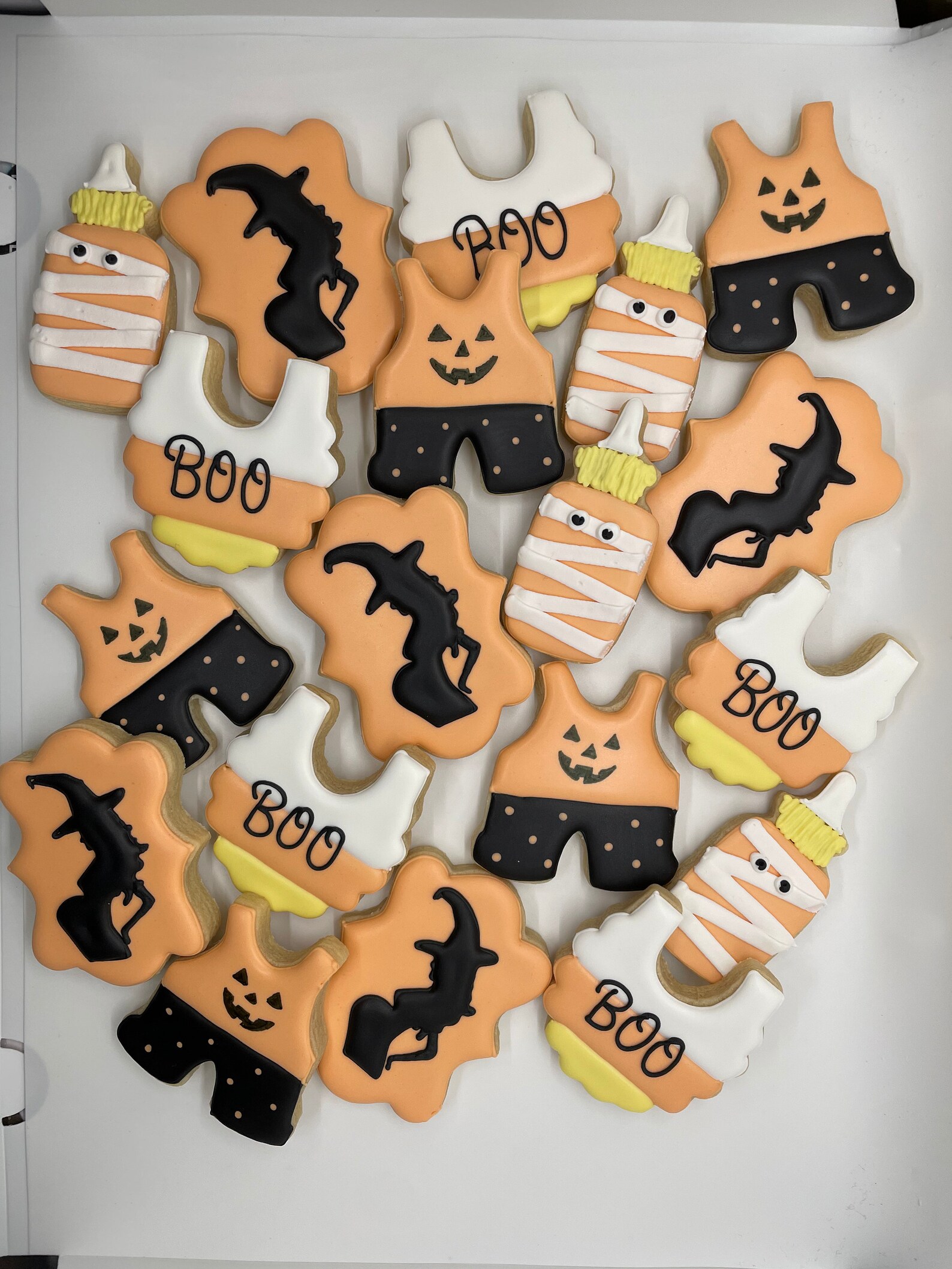 Halloween Baby Shower Cookies Etsy