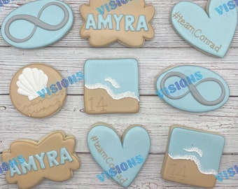 Turned pretty cookies
