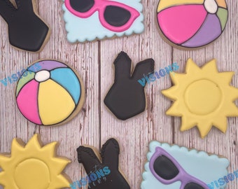 Pool party cookies