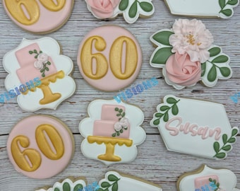 Birthday Flower Cookies
