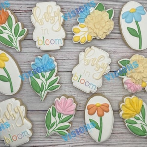 baby in bloom cookies