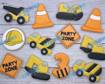 Party zone construction cookies