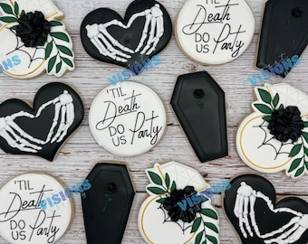 Til death party cookies