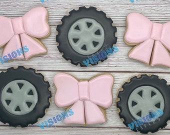 Bows or burnouts cookies