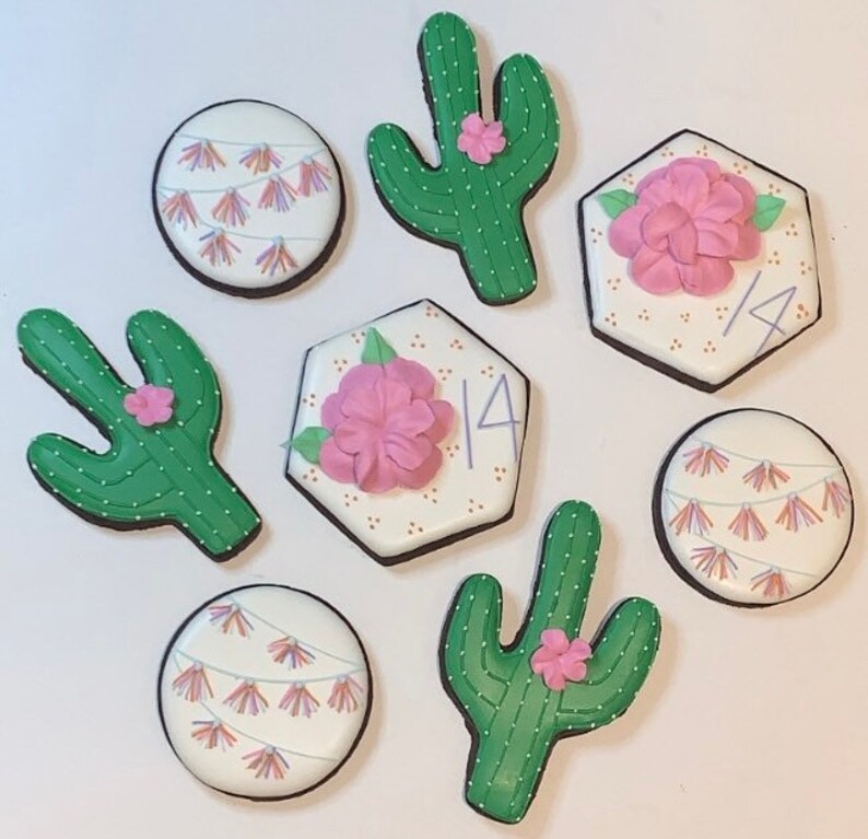 Cactus Theme Cookies Cactus Birthday Cactus Cookies Succulent Theme Cactus Birthday Cactus Cookies Paper Party Supplies Party Favors Games Locnuocxanh Vn