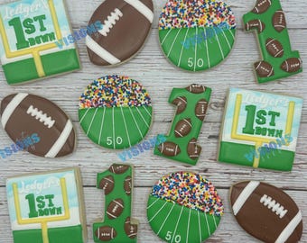 First Down cookies