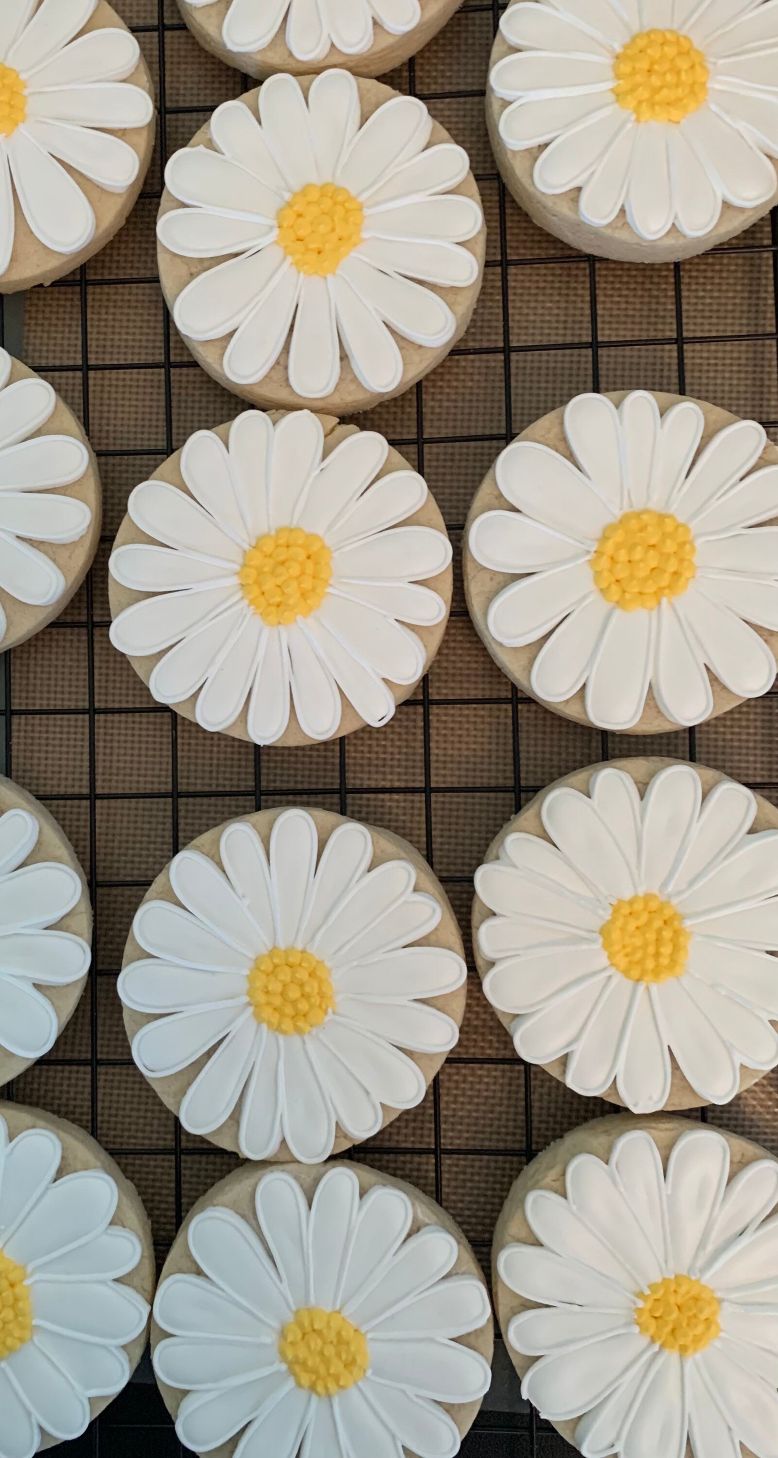 Daisy cookies Etsy