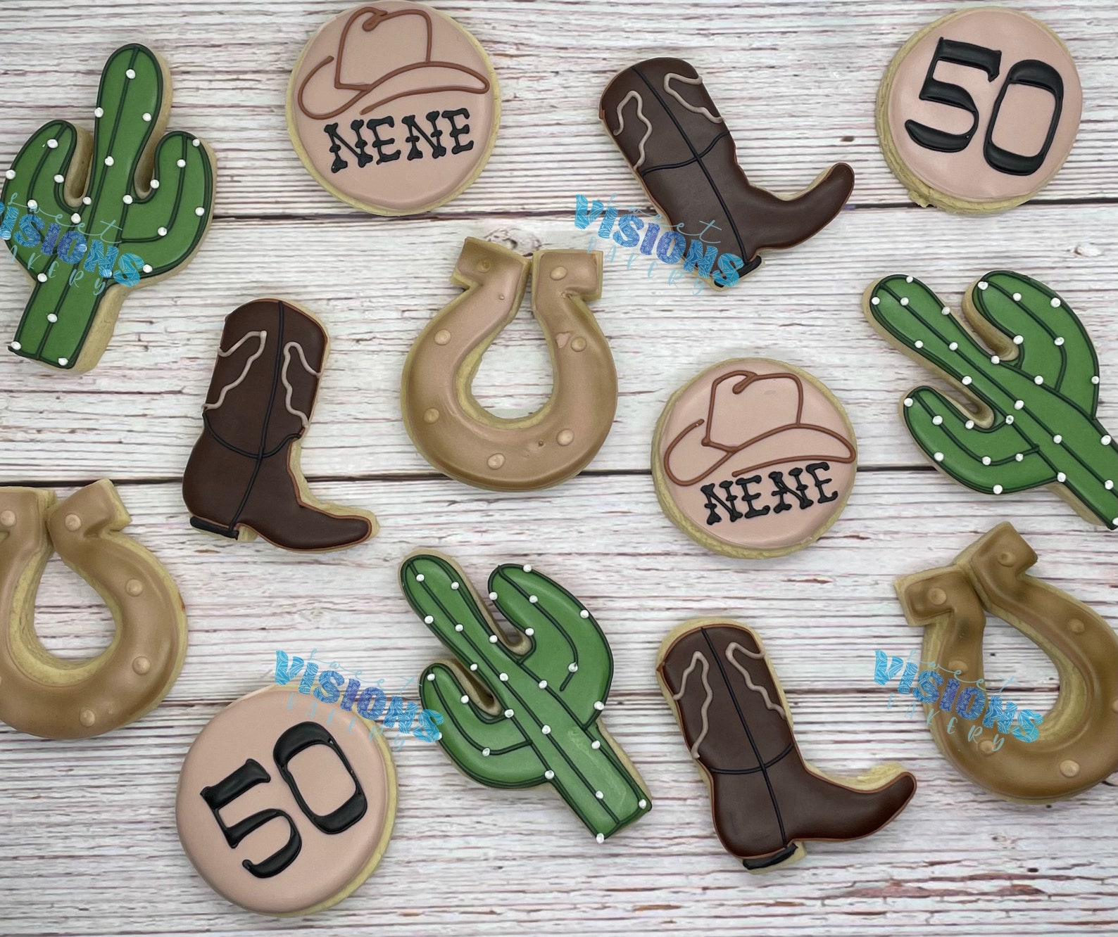 Western Theme Cookies - Etsy