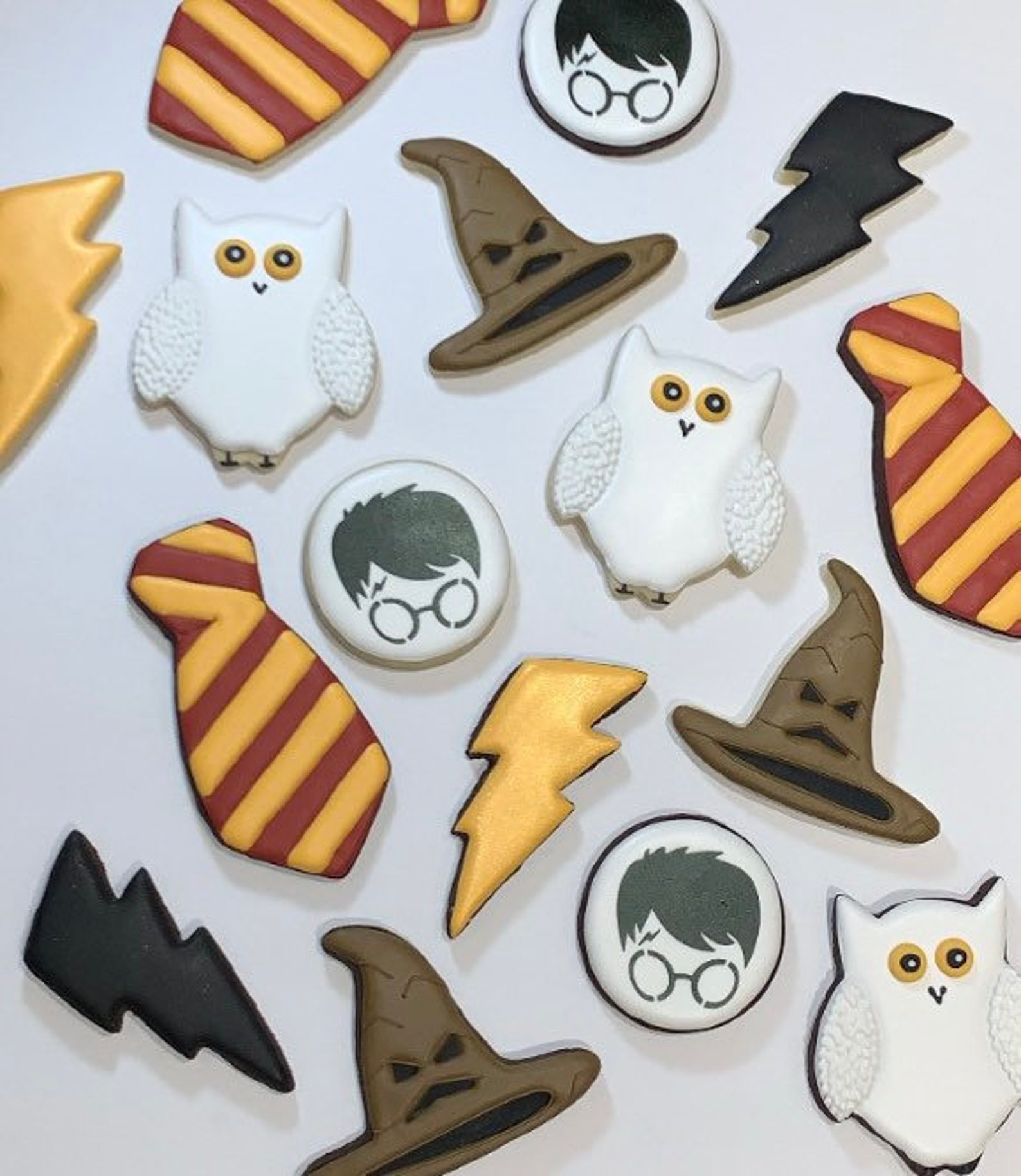 Biscuits Harry Potter Anniversaire Harry Potter Thème Harry Etsy