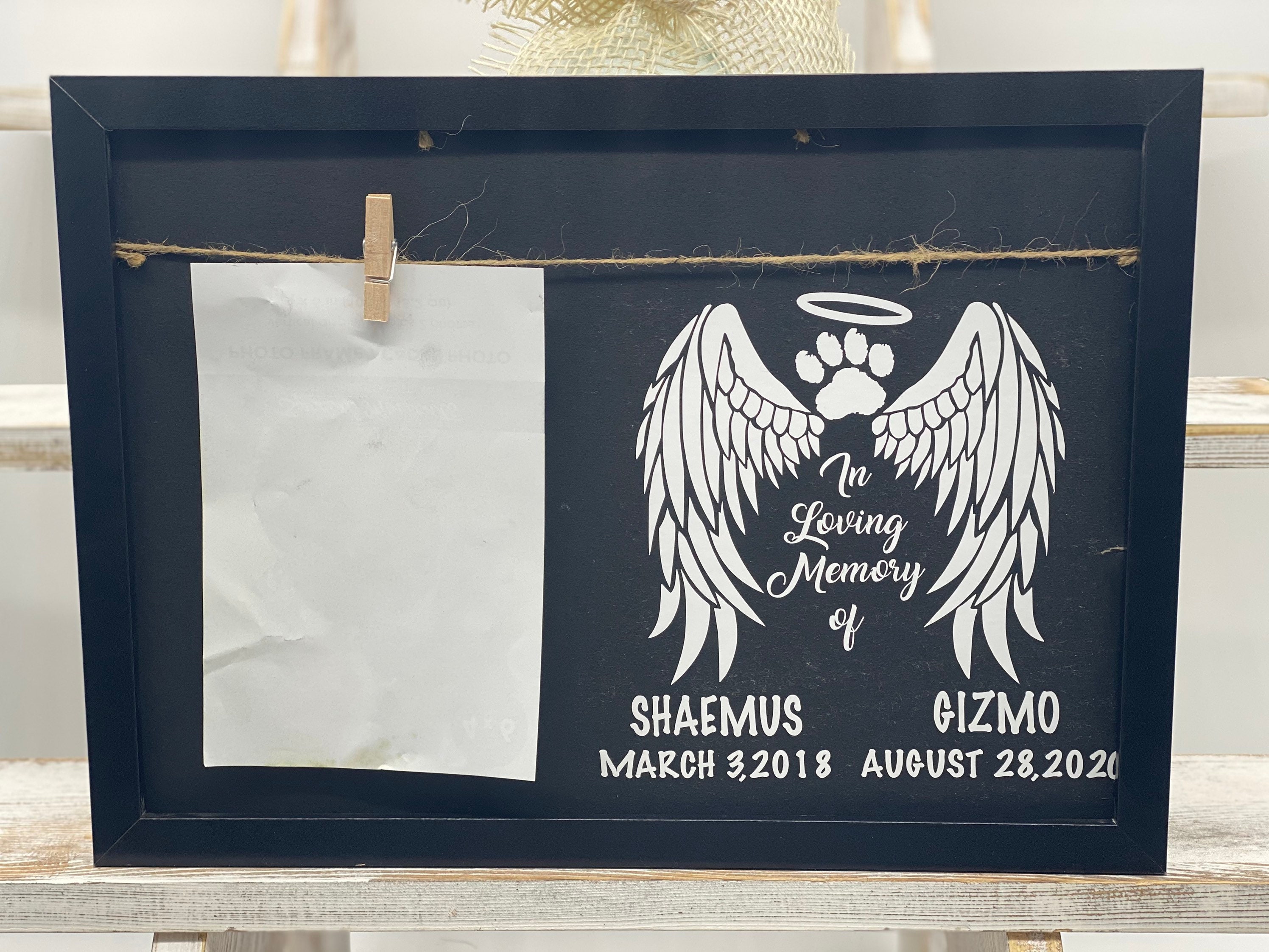 Memorial wall hanging plaque Etsy