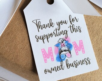Printable Handmade Business Tags, Small Business Thank You For Your Order Gift Tags For Handmade Business, Cute Packaging For Boutiques
