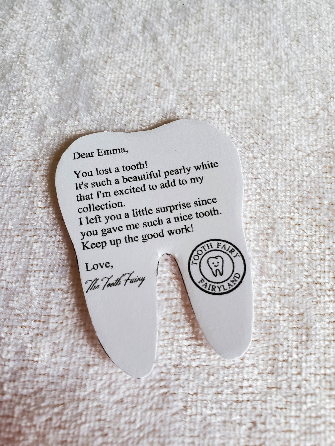 Editable Instant Download Tooth Fairy Letter Printable for Boy - Etsy
