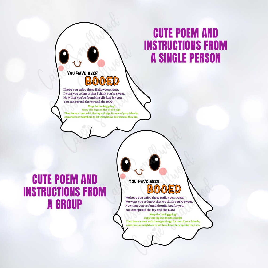 You've Been Booed Printables, Youve Been Booed Halloween Favor Tags, I ...