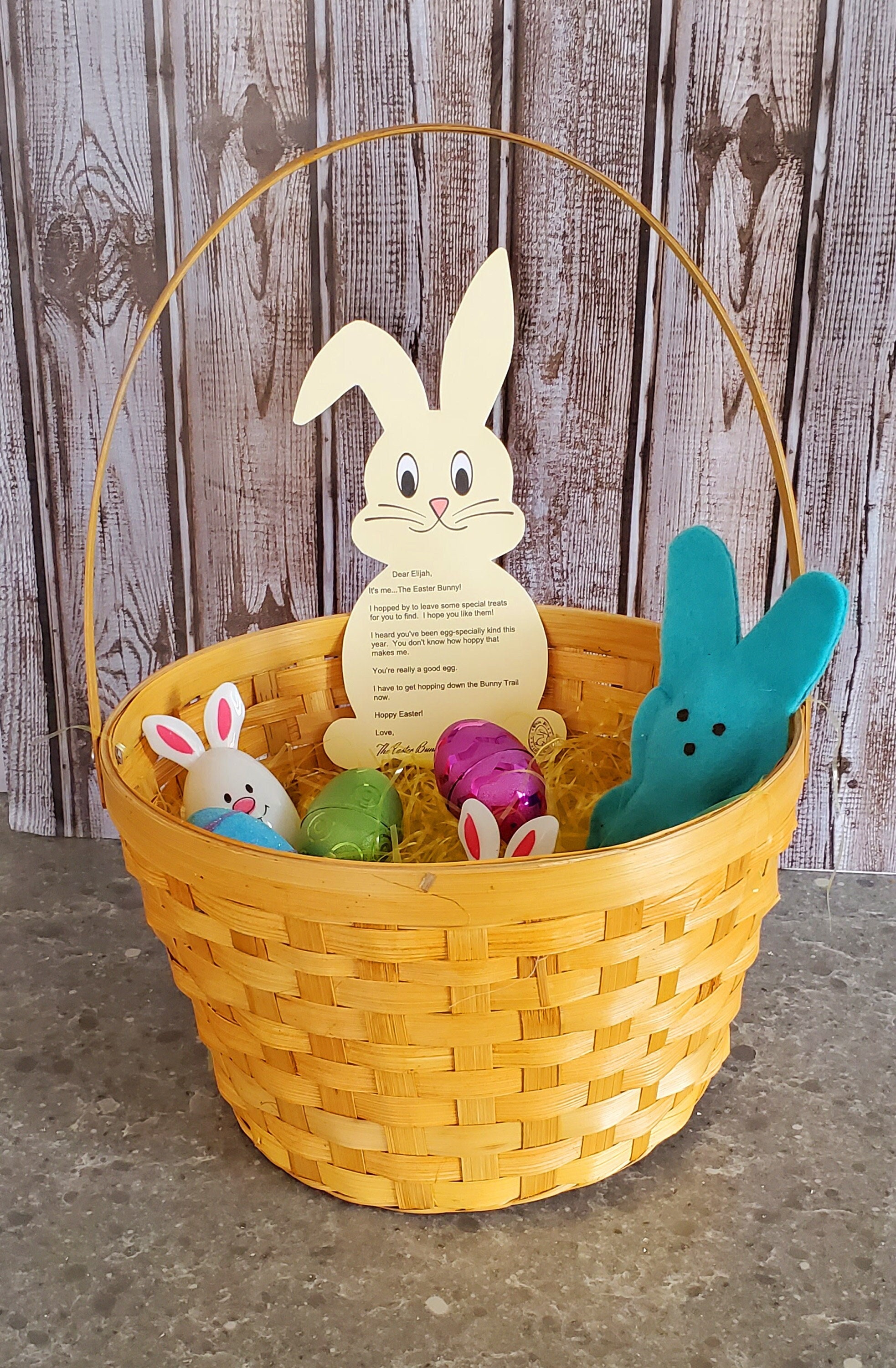 Editable Easter Bunny Letter Template Instant Download, Personalized ...