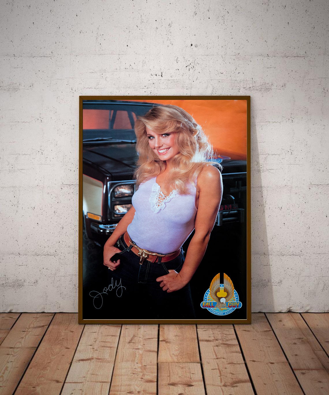 Heather Thomas Fall Guy Poster Etsy