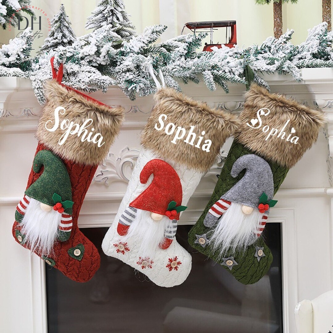 Personalized Family Stockings Customized Stockings for Etsy