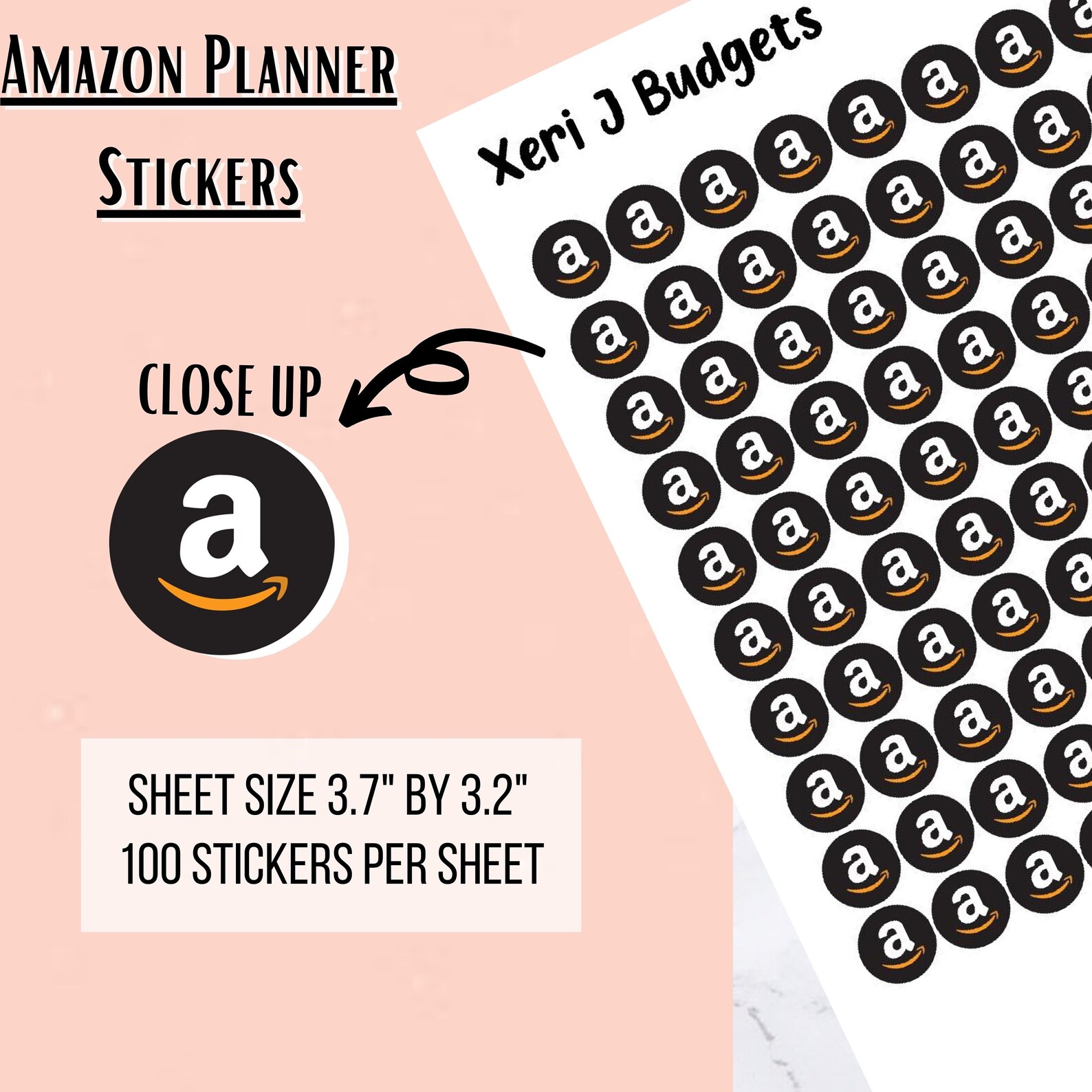 100 Amazon Planner Stickers 002 Erin Condren Planner Happy Etsy