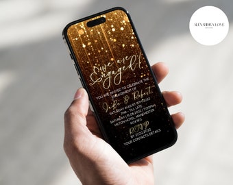 Electronic Engagement Party Invitation: Smartphone Video Invite (Digital)