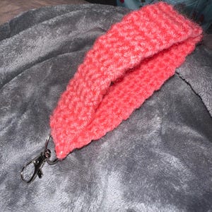 Crochet Key Fob, wristlet key fob, boho key fob, crochet car accessories, wristlet keychain