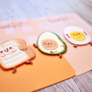 Sunday Brunch Cute Embroidery Patches Collection