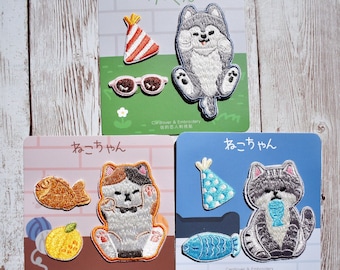 Pawrty Animals Cute Embroidery Patches Collection