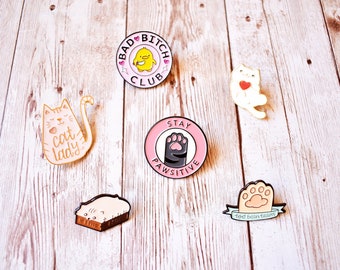 Kitty Pawsitive Vibes Pin Collection