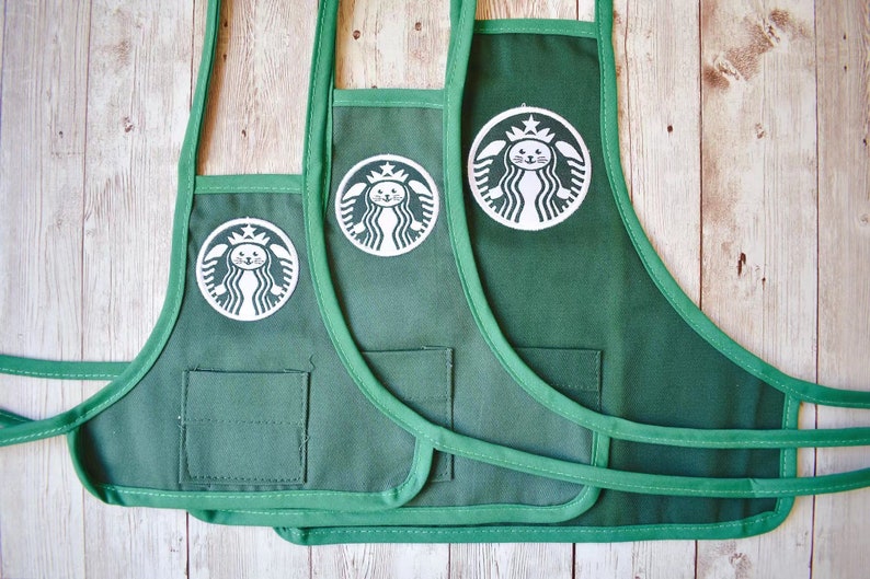 Meowbucks Apron Classic Green image 10