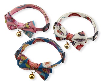 Necoichi Temari Bow Tie Cat Collar