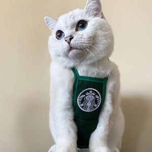 Meowbucks Apron Classic Green image 2