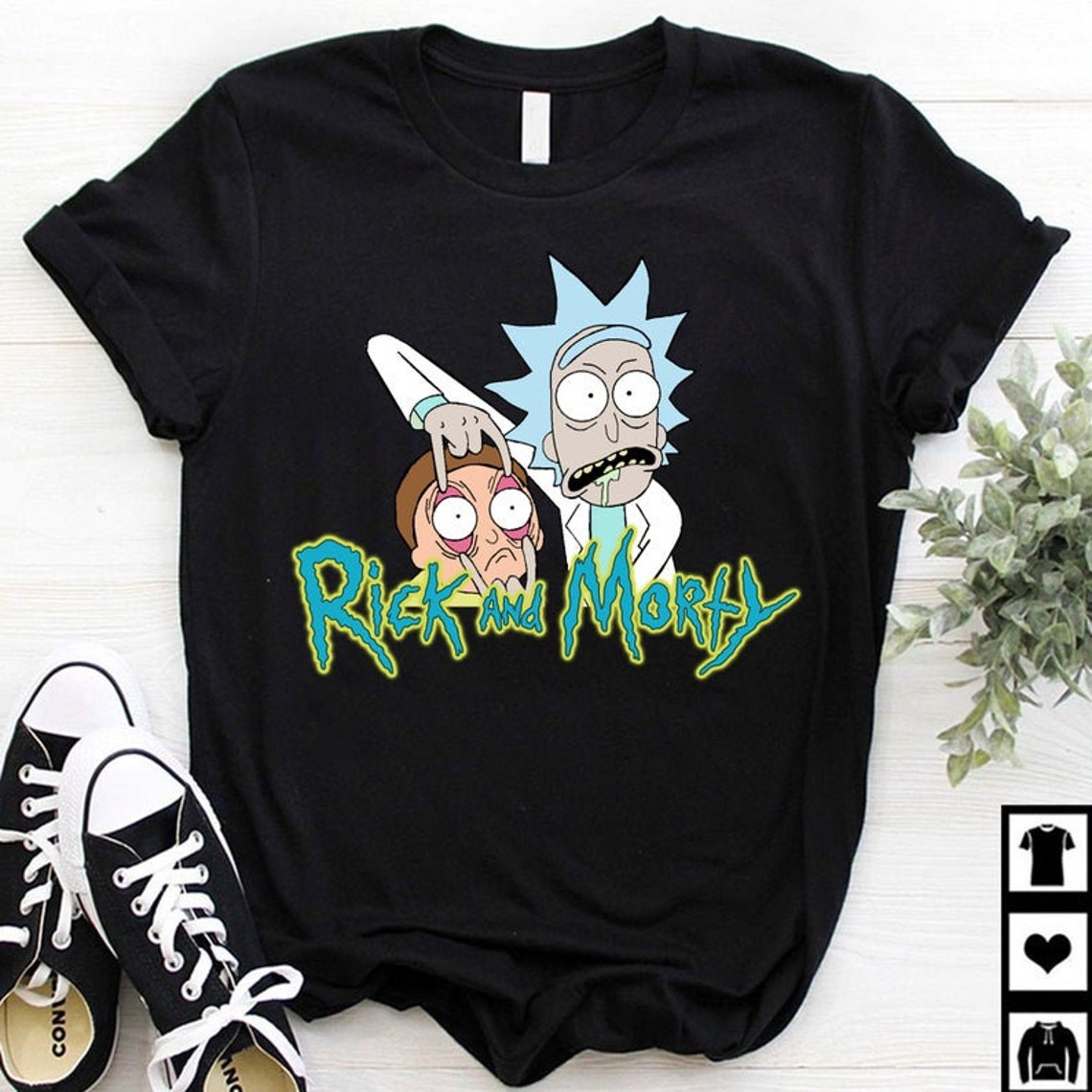 Rick and Morty Shirt Rick shirt Morty shirt Funny Rick And Etsy