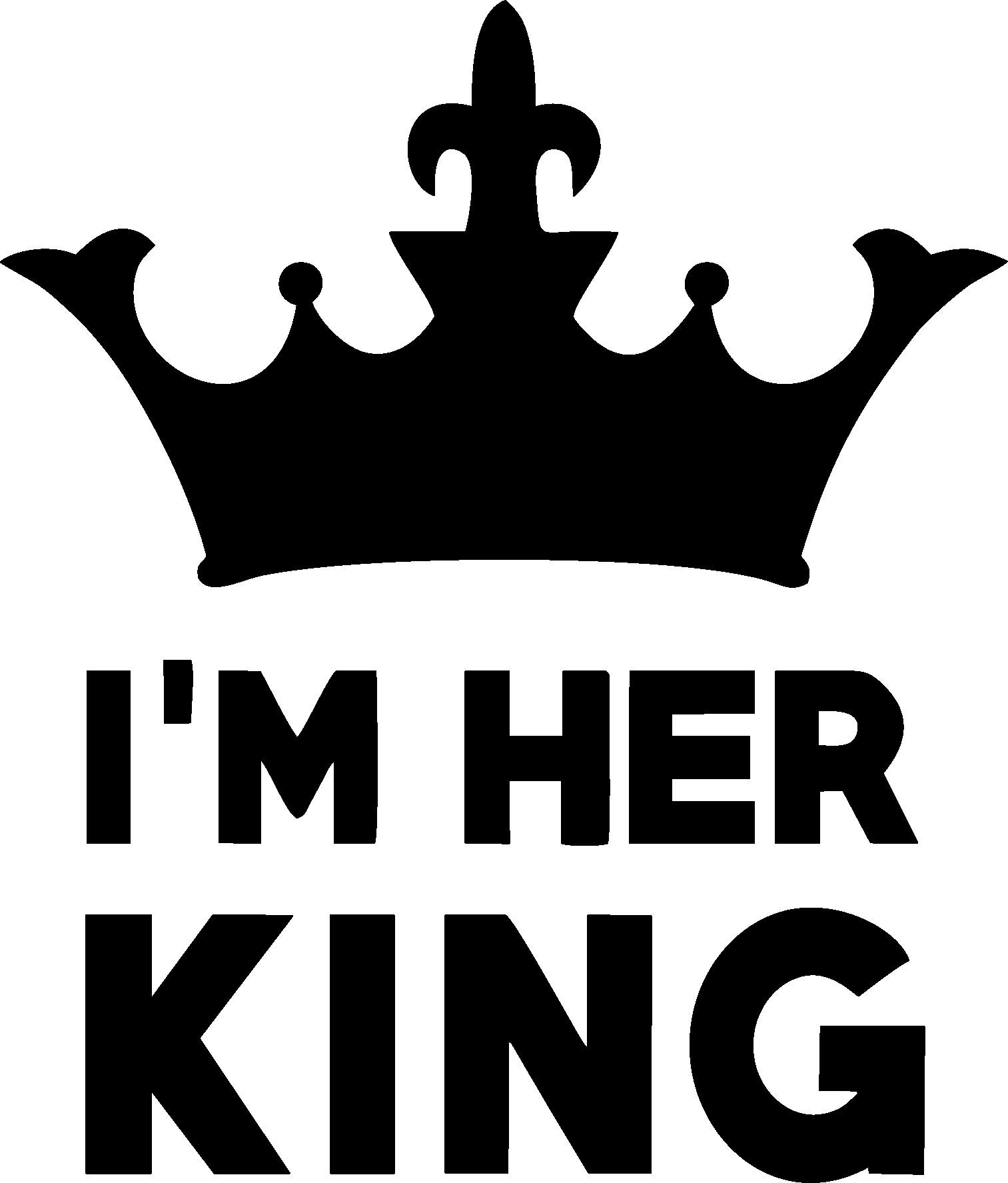 Im Her King His Queen Svg King Queen Svg File Instant Etsy Australia