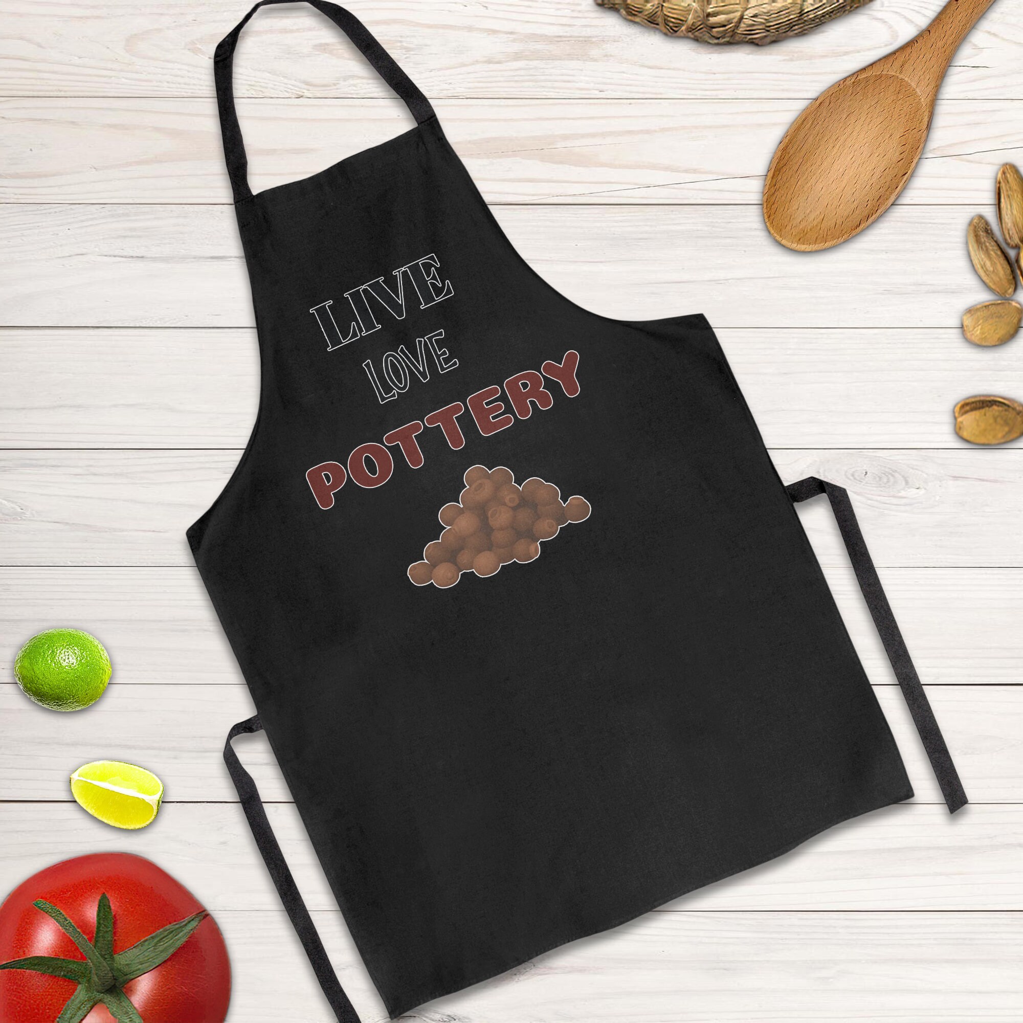 Made Love Pottery Apron Pottery Clay Apron Ceramic Apron Etsy