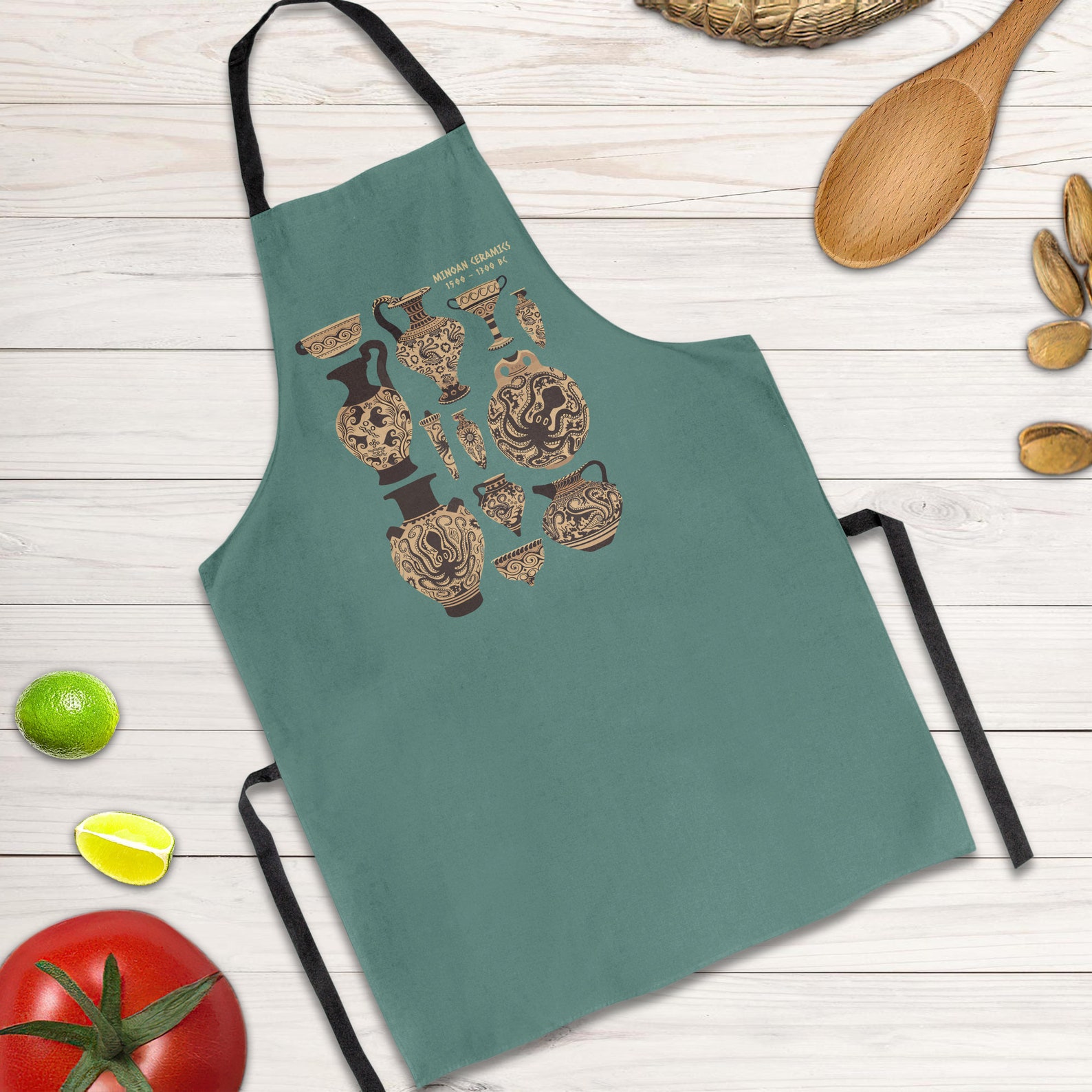 Late Minoan Ceramics Apron Pottery Clay Apron Ceramic Apron Etsy