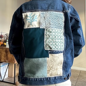 ジャケット・アウター 70's patchwork denim higanTokyo Vintage 70's Patchwork Denim Jacket // Made in France