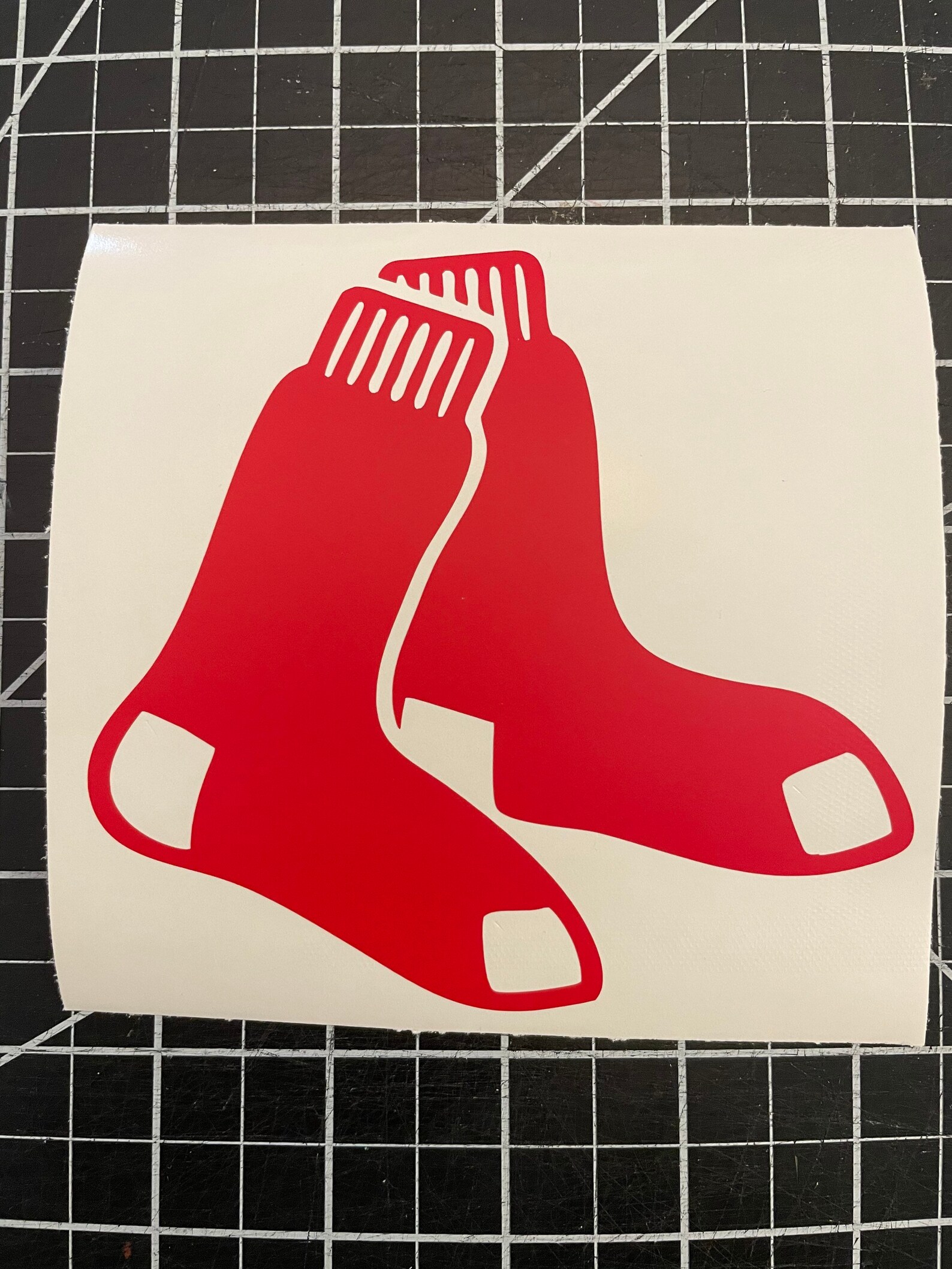 Boston Red Sox logo car vinyl sticker decal Etsy
