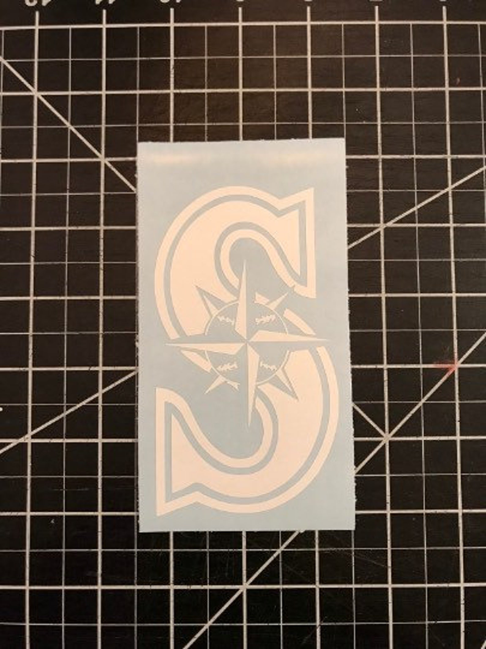 Seattle Mariners S logo vinyl sticker decal car sticker Etsy