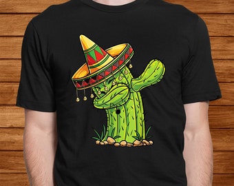 PNG Dabbing Cactus Funny Cinco De Mayo SVG