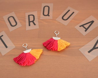 Boucles d'oreilles pompon