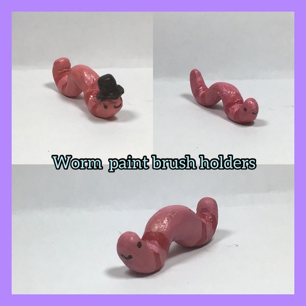 Clay Brush Holder Etsy