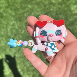 Pink & Blue Dog LPS Custom