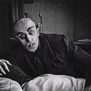 Historical Poster Print: Max Schreck as Count Orlok in Nosferatu, Silent Film Era - Restored Satin Finish Photo - Available in 6 Sizes!