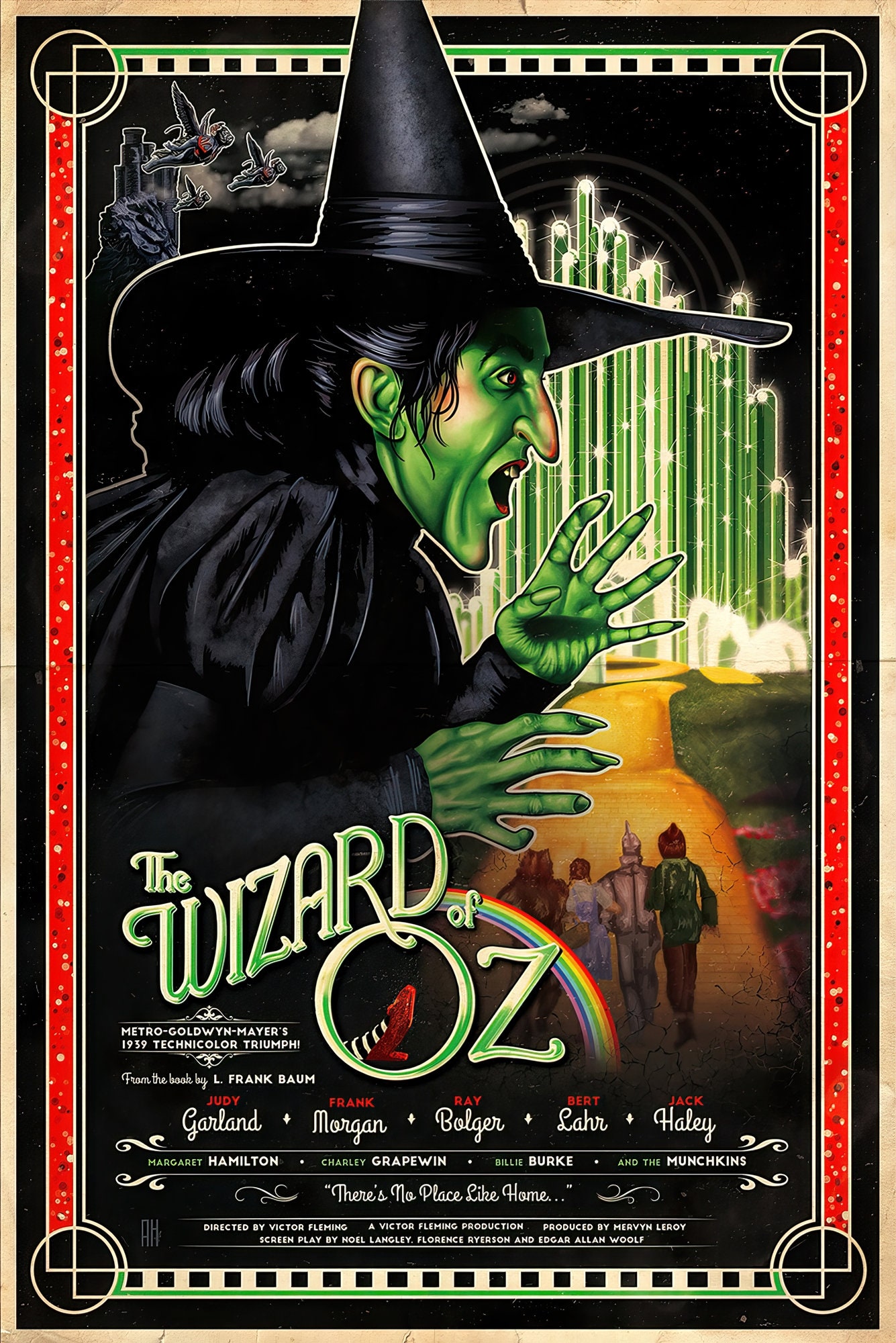 film style wizard 2ｍ 35% Amazon.com - The Wizard of Oz – 85th Anniversary 20” x 19
