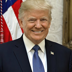 Historical Poster Print: Donald Trump, 45th President of the United States - Satin Finish Photo - Available in 6 Sizes!