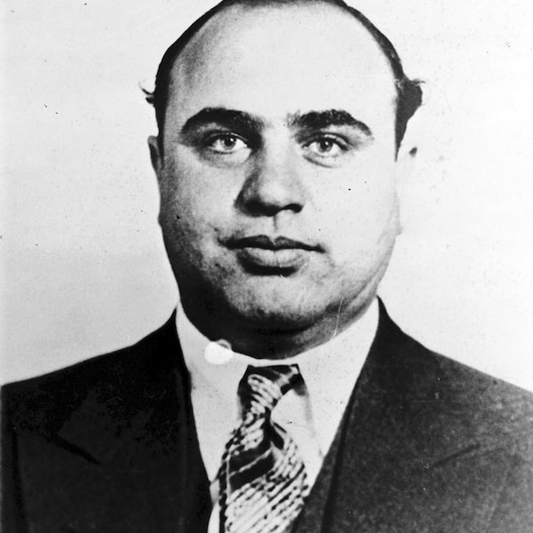 Historical Poster Print: Mugshot of Infamous 1930s Chicago Mafia Gangster Al Capone - New Satin Finish Photo - Available in 6 Sizes!