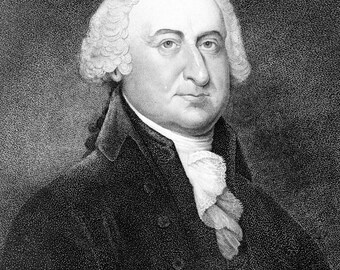 Historical Poster Print: John Adams, 2nd President of the United States - Satin Finish Photo - Available in 6 Sizes!